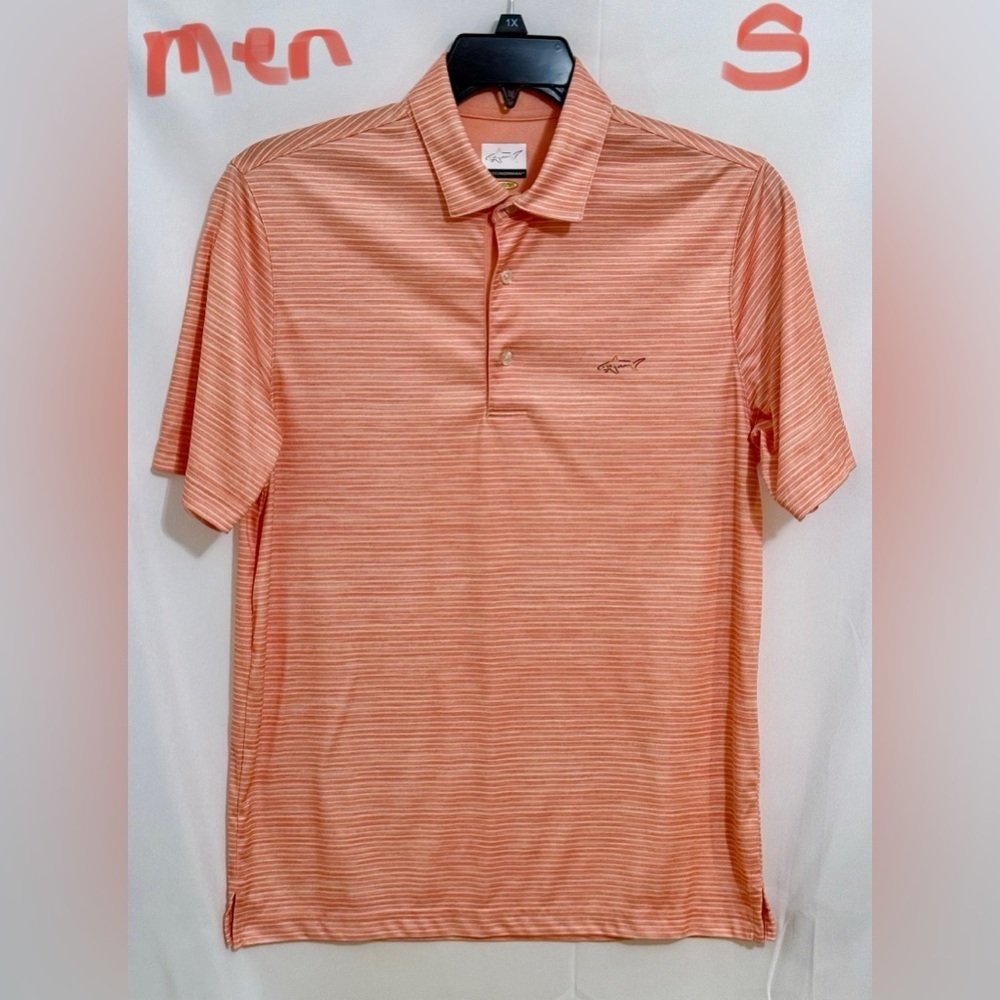 Greg Norman Collection Orange Polo Shirt Short Sleeve
